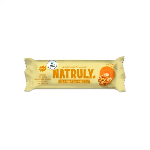 BARRITA RAW DE ZANAHORIA Y NUECES BIO 40 GRS