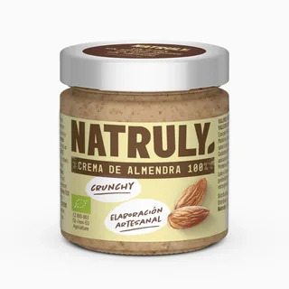 CREMA DE ALMENDRA 100% BIO 200 GR BOTE - NATRULY (ALIMENTACION NATURAL)