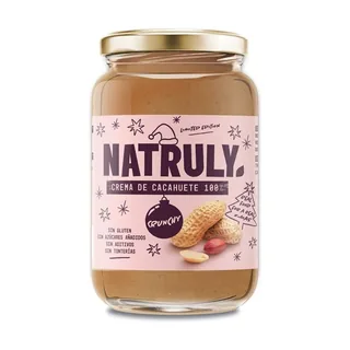 CREMA DE CACAHUETE CRUNCHY 500 GR BOTE - NATRULY (ALIMENTACION NATURAL)