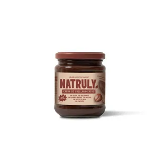 CREMA DE CACAO Y AVELLANA 285 GRS BOTE - NATRULY (ALIMENTACION NATURAL)