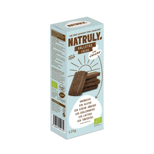 GALLETAS DE CACAO BIO 125 GR CAJA
