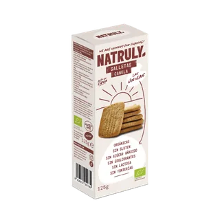 GALLETAS DE CANELA BIO 125 GR CAJA - NATRULY (ALIMENTACION NATURAL)
