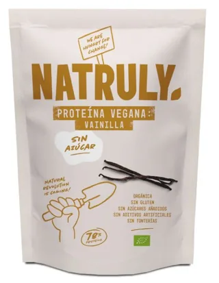 PROTEINA VEGANA DE VAINILLA BIO 350 GRS POLVO - NATRULY (ALIMENTACION NATURAL)