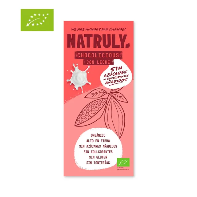 TABLETA BIO CHOCOLATE CON LECHE 85 GR