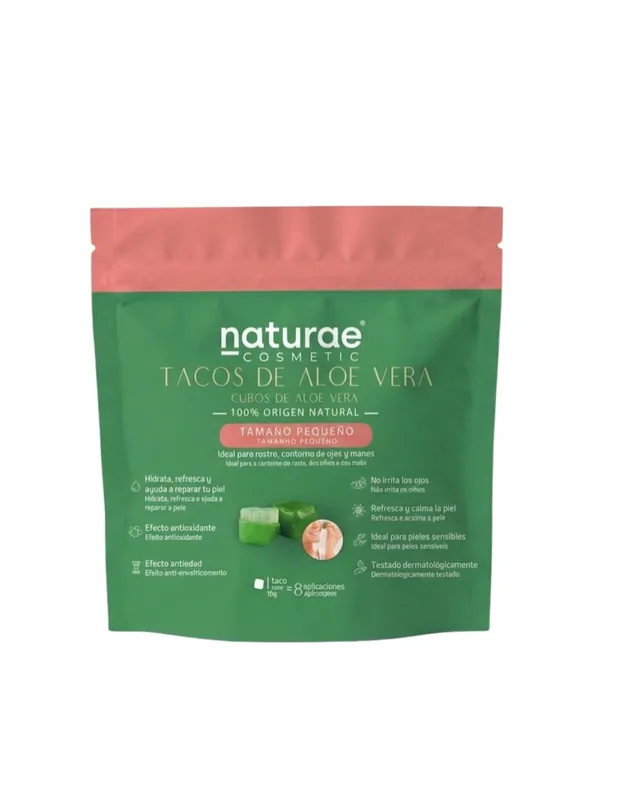 TACOS DE ALOE VERA PEQUEÑOS ESTUCHE 5U. 0 DOYPACK
