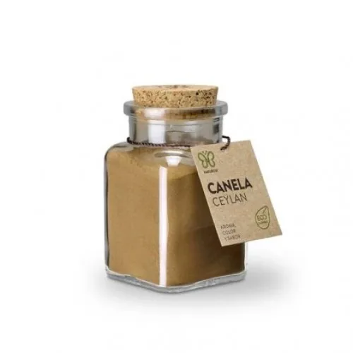 CANELA CEYLAN MOLIDA ECO 55 GRS TARRO CRISTAL