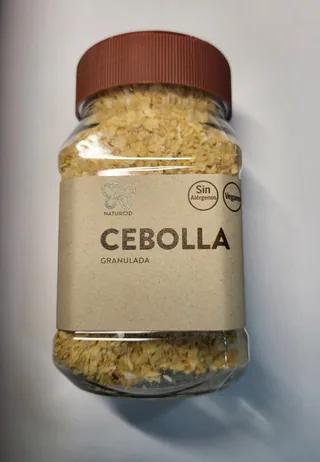 CEBOLLA GRANULADA 125 PET - NATURCID  ALIMENTACION NATURAL