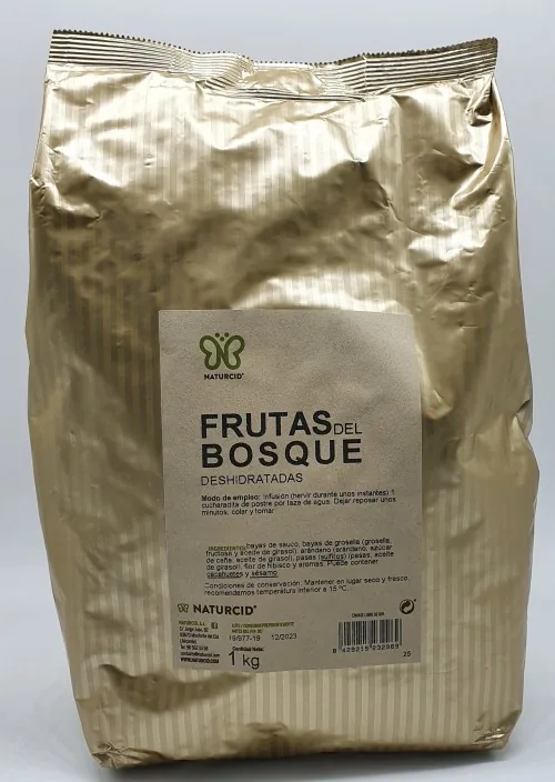 FRUTAS DEL BOSQUE DESHIDRATADAS 1 KG BOLSA