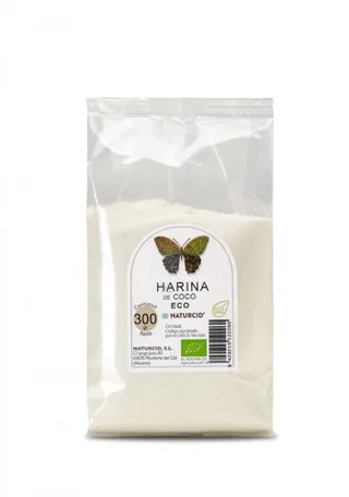 HARINA DE COCO ECO 300 GRS BOLSA - NATURCID  ALIMENTACION NATURAL