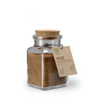 NUEZ MOSCADA MOLIDA ECO 70 GRS TARRO CRISTAL - NATURCID  ALIMENTACION NATURAL