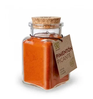 PIMENTON PICANTE ECO 80 GR TARRO CRISTAL - NATURCID  ALIMENTACION NATURAL