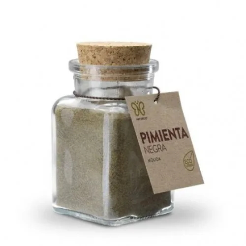PIMIENTA NEGRA MOLIDA ECO 75 GRS TARRO CRISTAL