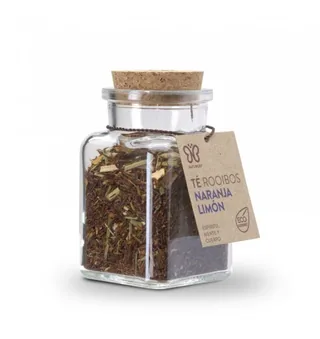 TE ROOIBOS NARANJA/LIMON ECO 40 GRS TARRO CRISTAL - NATURCID  ALIMENTACION NATURAL