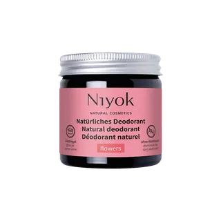 DESODORANTE + ANTITRANSPIRANTE FLOWERS 40 ML TARRO - NIYOK (HIGIENE ORGANICA)