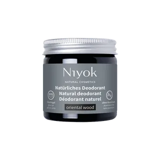 DESODORANTE + ANTITRANSPIRANTE ORIENTAL WOOD 40 ML TARRO - NIYOK (HIGIENE ORGANICA)