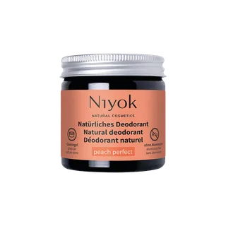 DESODORANTE + ANTITRANSPIRANTE PEACH PERFECT 40 ML TARRO - NIYOK (HIGIENE ORGANICA)