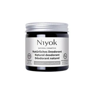 DESODORANTE + ANTITRANSPIRANTE SIN PERFUME 40 ML TARRO - NIYOK (HIGIENE ORGANICA)