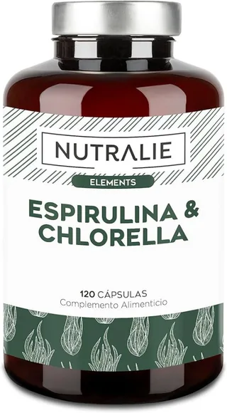 ESPIRULINA & CHLORELLA COMPLEX 0 X120 CAPSULAS - NUTRALIE (COMPLEMENTO COMPLEX)