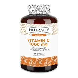VITAMINA C 1000 MG X180 CAPSULAS - NUTRALIE (COMPLEMENTO COMPLEX)