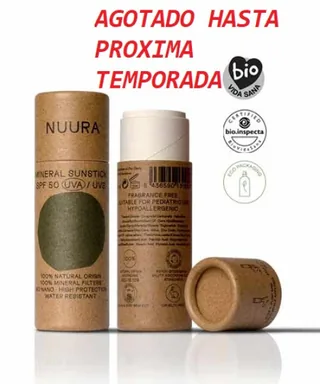 STICK SOLAR FACIAL BLANCO SPF50 14 ML - NUURA  (SOLARES ECO)