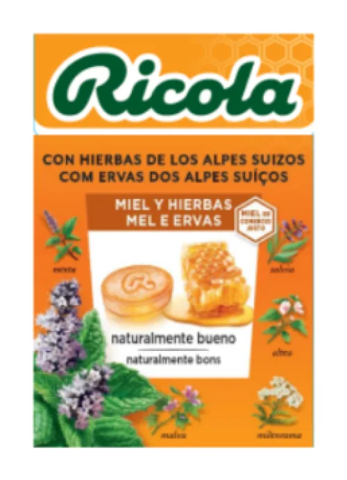 CARAMELO DE MIEL Y HIERBAS 50 GR CAJA