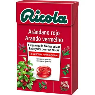 CARAMELOS DE ARANDANO ROJO S/A 50 GRS CAJA - RICOLA (CARAMELOS)
