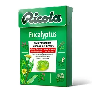 CARAMELOS DE EUCALIPTO S/A 50 GRS CAJA - RICOLA (CARAMELOS)