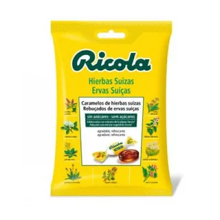 CARAMELOS DE HIERBAS SUIZAS CON ESTEVIA S/A 70 GRS BOLSA - RICOLA (CARAMELOS)