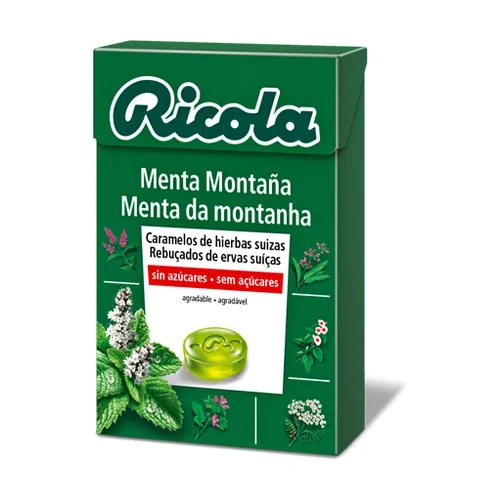 CARAMELOS DE MENTA DE MONTAÑA 50 GRS CAJA