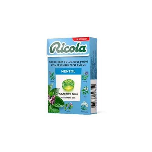 CARAMELOS DE MENTOL S/A 50 GR CAJA
