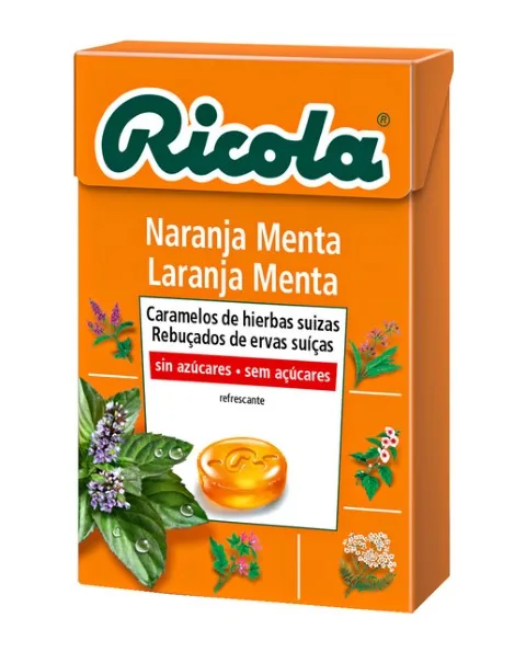 CARAMELOS DE NARANJA Y MENTA S/A 50 GRS CAJA
