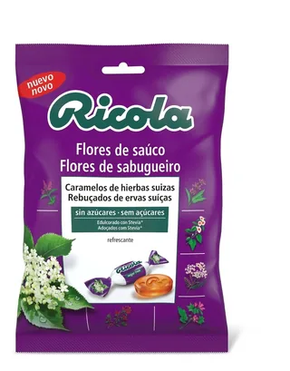 FLORES DE SAUCO S/A BOLSA 70 GRS RICOLA - RICOLA (CARAMELOS)