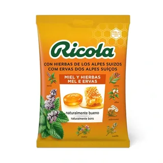 MIEL Y HIERBAS 70 GR BOLSA - RICOLA (CARAMELOS)
