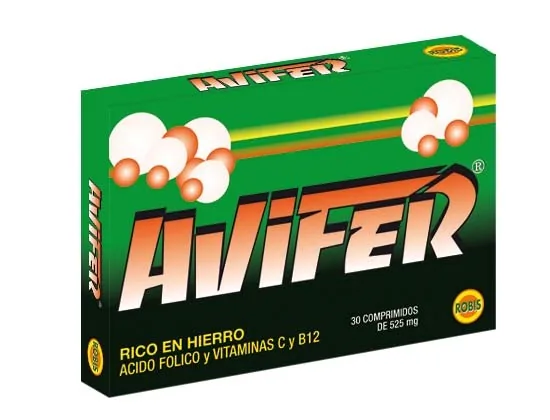 AVIFER 525 MG X30 COMPRIMIDOS
