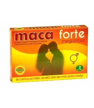 MACA FORTE 625 MG X60 CÁPSULAS - ROBIS (COMP.ALIMENTICIO)