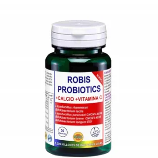 PROBIOTIC + CALCIO+VIT C 625 MG X30 CÁPSULAS - ROBIS (COMP.ALIMENTICIO)