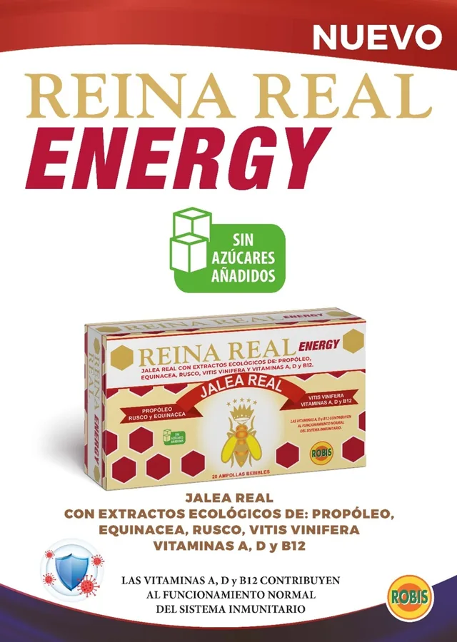 REINA REAL ENERGY 0 X20 VIALES