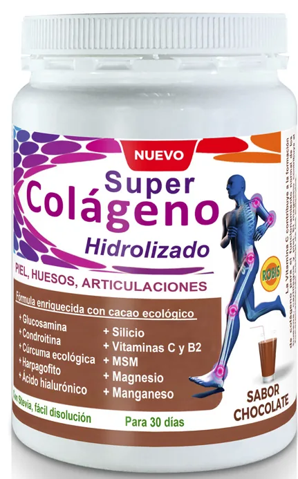 SUPER COLAGENO HIDROLIZADO DE CHOCOLATE 300 GRS POLVOS