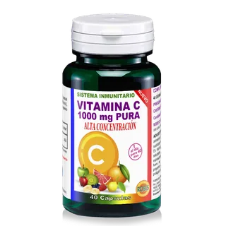 VITAMINA C PURA 1140 MG X40 CÁPSULAS - ROBIS (COMP.ALIMENTICIO)