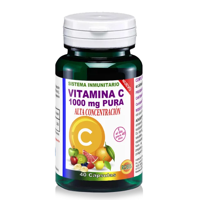 VITAMINA C PURA 1140 MG X40 CÁPSULAS