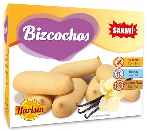 BIZCOCHOS VAINILLA HARISÍN 150 GRS CAJA
