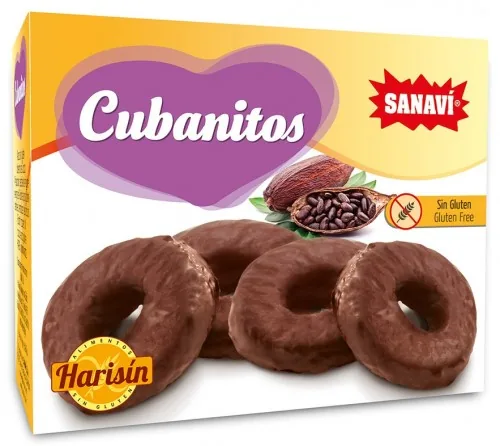 CUBANITOS ROSCOS CHOCO HARISÍN 150 GRS CAJA