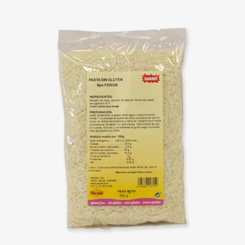 FIDEOS HARISIN 500 GRS BOLSA