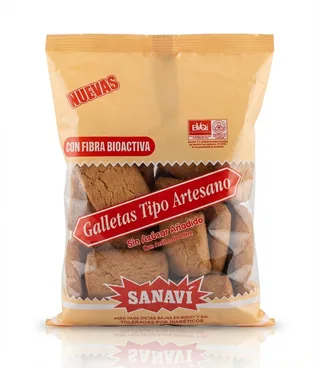 GALLETAS ARTESANAS 300 GRS BOLSA - SANAVI (ALIMENTACION NATURAL)