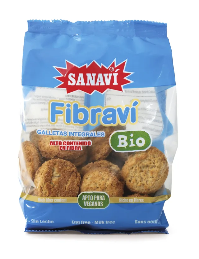 GALLETAS FIBRAVI BIO (COCO Y VAINILLA) 300 GRS BOLSA