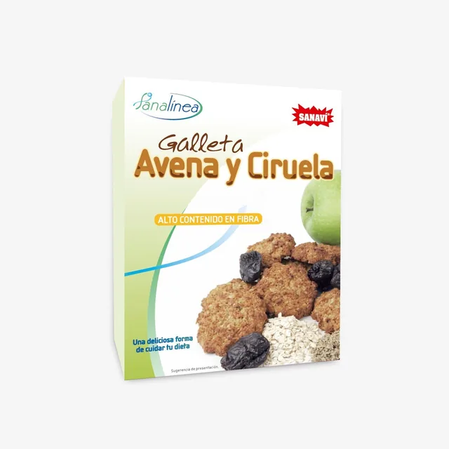 GALLETAS INTEGRALES DE AVENA Y CIRUELA 150 GRS CAJA