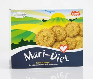 GALLETAS MARI-DIET OMEGA 3 180 GRS CAJA - SANAVI (ALIMENTACION NATURAL)