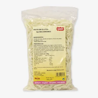MACARRONES HARISIN 500GR. (CJ12) 500 GRS BOLSA - SANAVI (ALIMENTACION NATURAL)