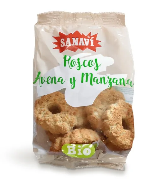ROSCOS AVENA Y MANZANA BIO 150 GRS BOLSA