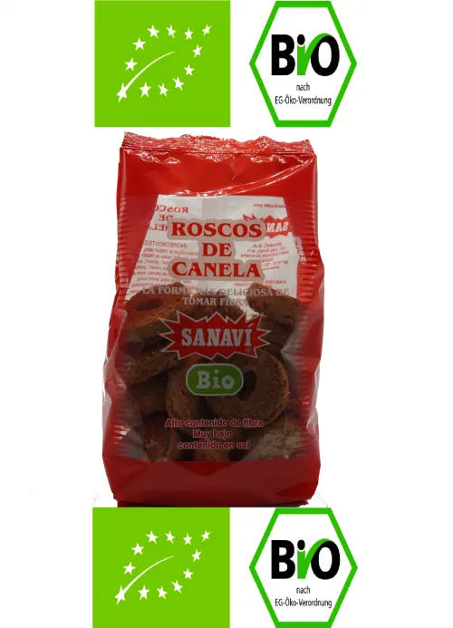 ROSCOS DE CANELA BIO 400 GRS BOLSA